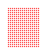 rectangular grid graph with no edges